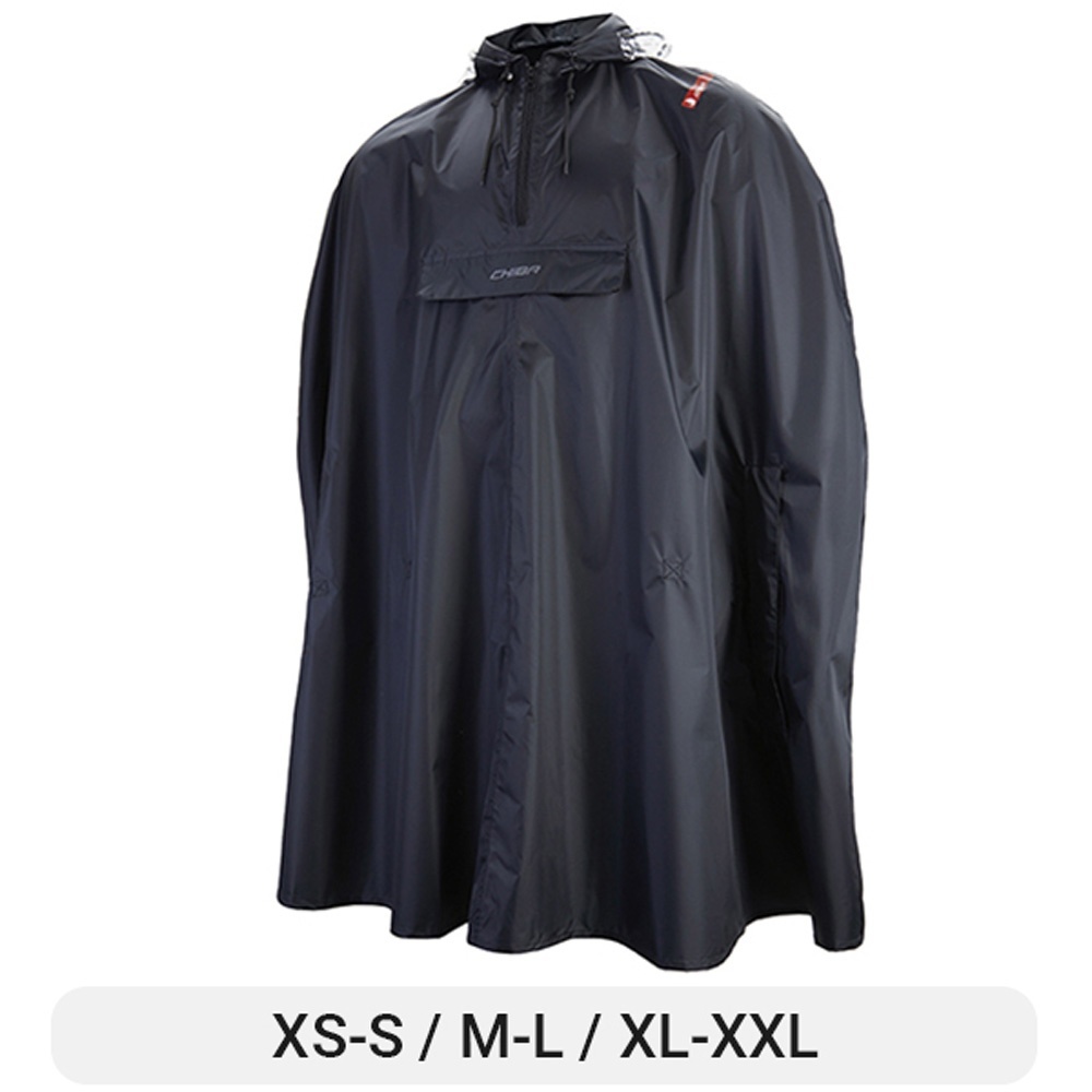 Poncho Cycliste Noir - Chiba