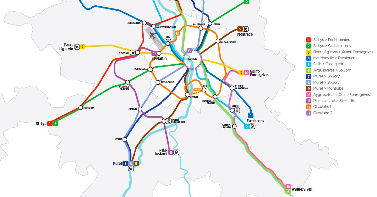 Création de 13 lignes vélo dans l'agglomération toulousaine